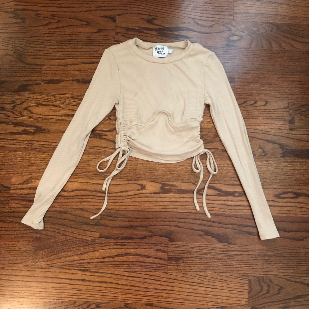 Princess polly saba top beige